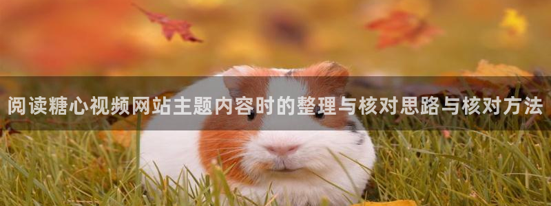 糖心vlogapp下载官网:阅读糖心视频网站主题内容时的整理与核对思路与核对方法